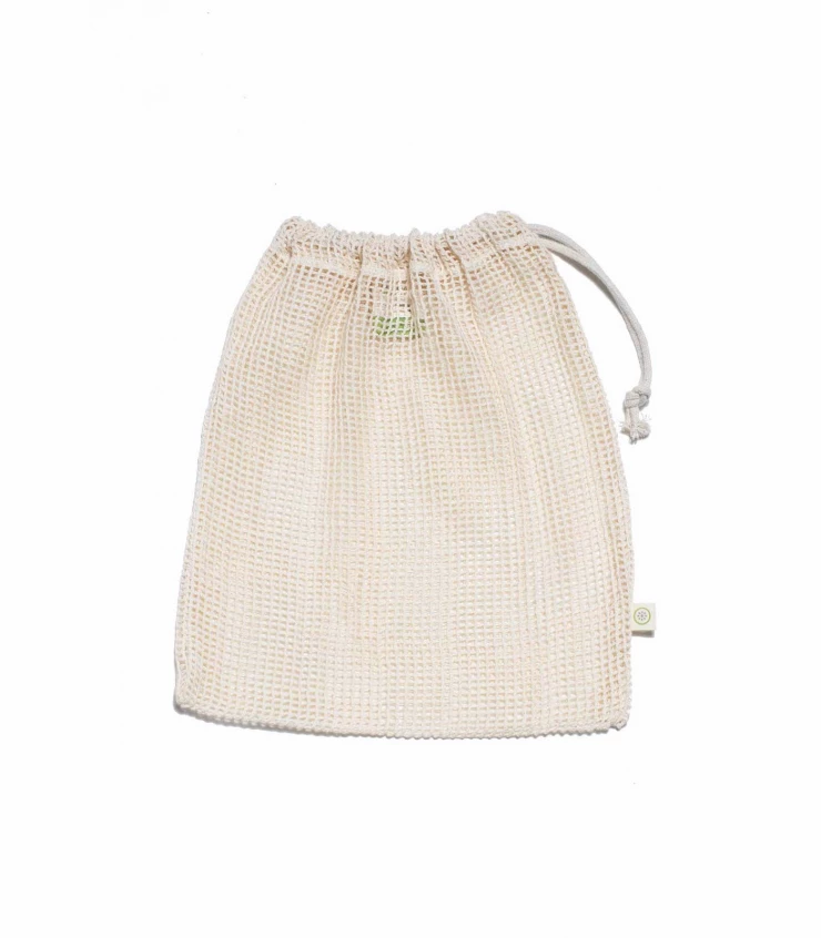 Eco-Friendly Cotton Mesh Drawstring Bag – Reusable, Breathable & Sustainable