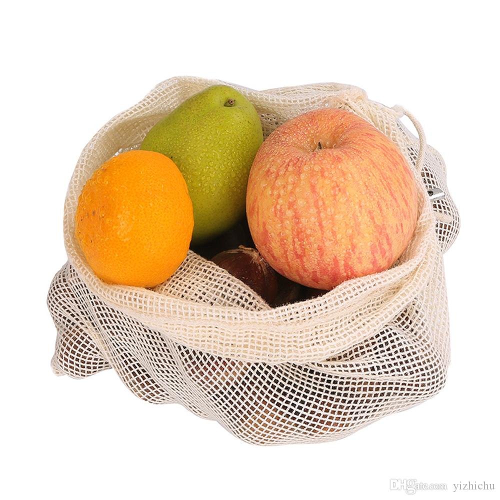 Eco-Friendly Cotton Mesh Drawstring Bag – Reusable, Breathable & Sustainable - Image 4