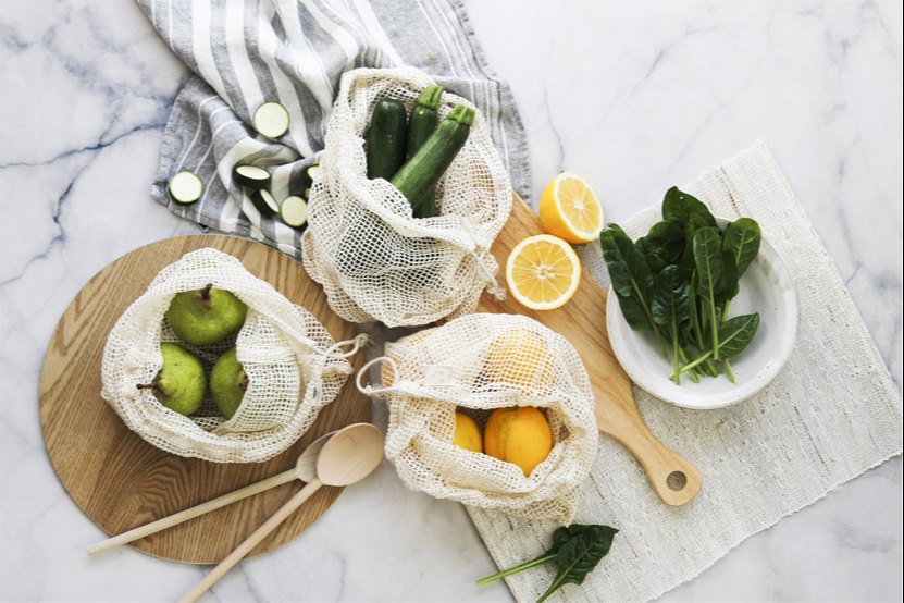 Eco-Friendly Cotton Mesh Drawstring Bag – Reusable, Breathable & Sustainable - Image 3