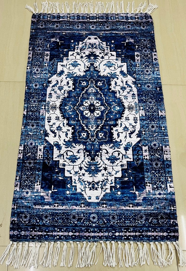 Digital Printed Rug with fringes